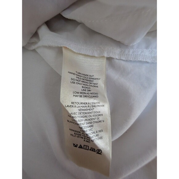 Anthropologie x Maeve Alameda Beaded Embroidered Floral Button Down Size M/L - Picture 6 of 6